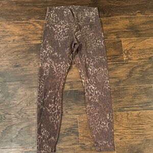 lululemon athletica Brown Patterned Leggings